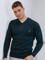 Man Pullover N11 Graphite Blau