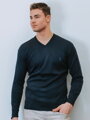 Man Pullover N11 Graphite Blau