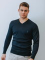 Man Pullover N11 Graphite Blau