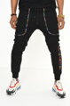 Stilvolle Herren Jogginghose DAVID Gerenzo schwarz