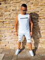Herren-Tanktop mit weißer Aufschrift