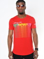 Herren T-Shirt RETROWAVE rot