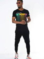 Herren T-Shirt RETROWAVE schwarz