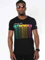 Herren T-Shirt RETROWAVE schwarz