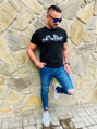 Herren T-Shirt REACTION schwarz