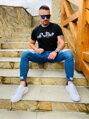 Herren T-Shirt REACTION schwarz