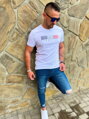 Herren T-Shirt TOMMY LIFE weiß
