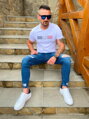 Herren T-Shirt TOMMY LIFE weiß