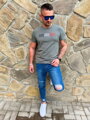 Herren T-Shirt TOMMY LIFE olivgrün