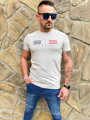 Herren T-Shirt TOMMY LIFE hellgrau