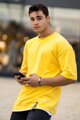 Trendiges T-Shirt VSB BASIC gelb
