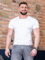 Herren T-Shirt VERSABE aus BIO-Baumwolle 05 weiß VS-PT1804