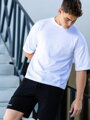 Weißes Oversize-T-Shirt für Herren VSB ALAN
