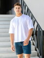 Weißes Oversize-T-Shirt für Herren VSB ALAN