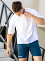 Weißes Oversize-T-Shirt für Herren VSB ALAN