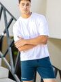 Weißes Oversize-T-Shirt für Herren VSB ALAN