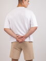 Weißes Oversize-T-Shirt für Herren VSB ALAN