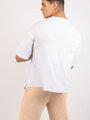 Weißes Oversize-T-Shirt für Herren VSB ALAN