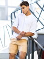 Weißes Oversize-T-Shirt für Herren VSB ALAN