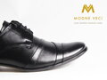 Männer Kleid Lederschuhe schwarz 116