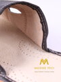 Offene Herren Leder-Hausschuhe Modell 2A dunkelbraun