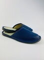 Pánske kožené papuče v tmavo-modrej farbe 17C