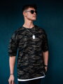 Herren oversize T-Shirt VSB ARMY grün 