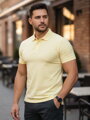 Herren T-Shirt POLO VSB LEE pastelgelb