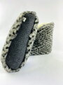 Warme Pantoffeln Modell 94 aus Schafwolle mit Punkte
