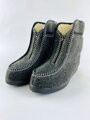 Warme Pantoffeln aus Schafwolle Modell 92 mit Reißverschluss