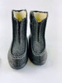 Warme Pantoffeln aus Schafwolle Modell 92 mit Reißverschluss