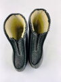 Warme Pantoffeln aus Schafwolle Modell 92 mit Reißverschluss