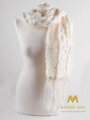 Damen Strickschal mit Fransen ANIA beige