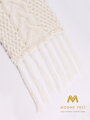 Damen Strickschal mit Fransen ANIA beige