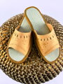 Offene Damen Hausschuhe Modell 13 hellbraun