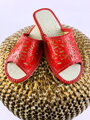 Offene Damen Hausschuhe Modell 3 rot