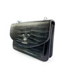 Damen Crossbody Handtasche 9877 Schwarz