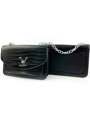 Damen Crossbody Handtasche 9877 Schwarz