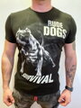 Herren T-Shirt Rude DOGS - schwarz