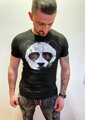 Herren T-Shirt PANDA - schwarz