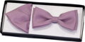 Herren Fliege mit Einstecktuch Modell 70 lila