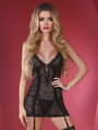 Damen Negligee CONNIE in schwarz