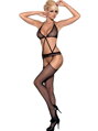 Erotický dámsky bodystocking N108 čierny 