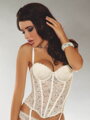 Damen Corsage  Madhavi - weiß