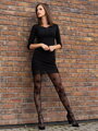 Damen Nylons LINANAM 30 DEN schwarz
