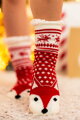 Damen-Thermosocken Fuchs in Rot