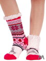 Thermo Socken Rentier rosa