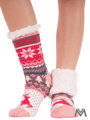 Thermo Socken Rentier lachs