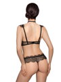 Damen Tanga Höschen Roža Idrisa schwarz