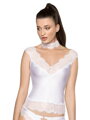 Sexy Damen Negligee Roža Sija weiß